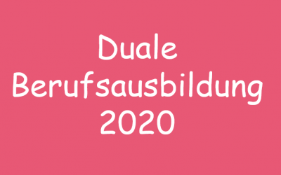 Duale Berufsausbildung 2020