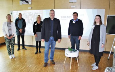 Talentschule: Besuch des Landrats Bodo Klimpel