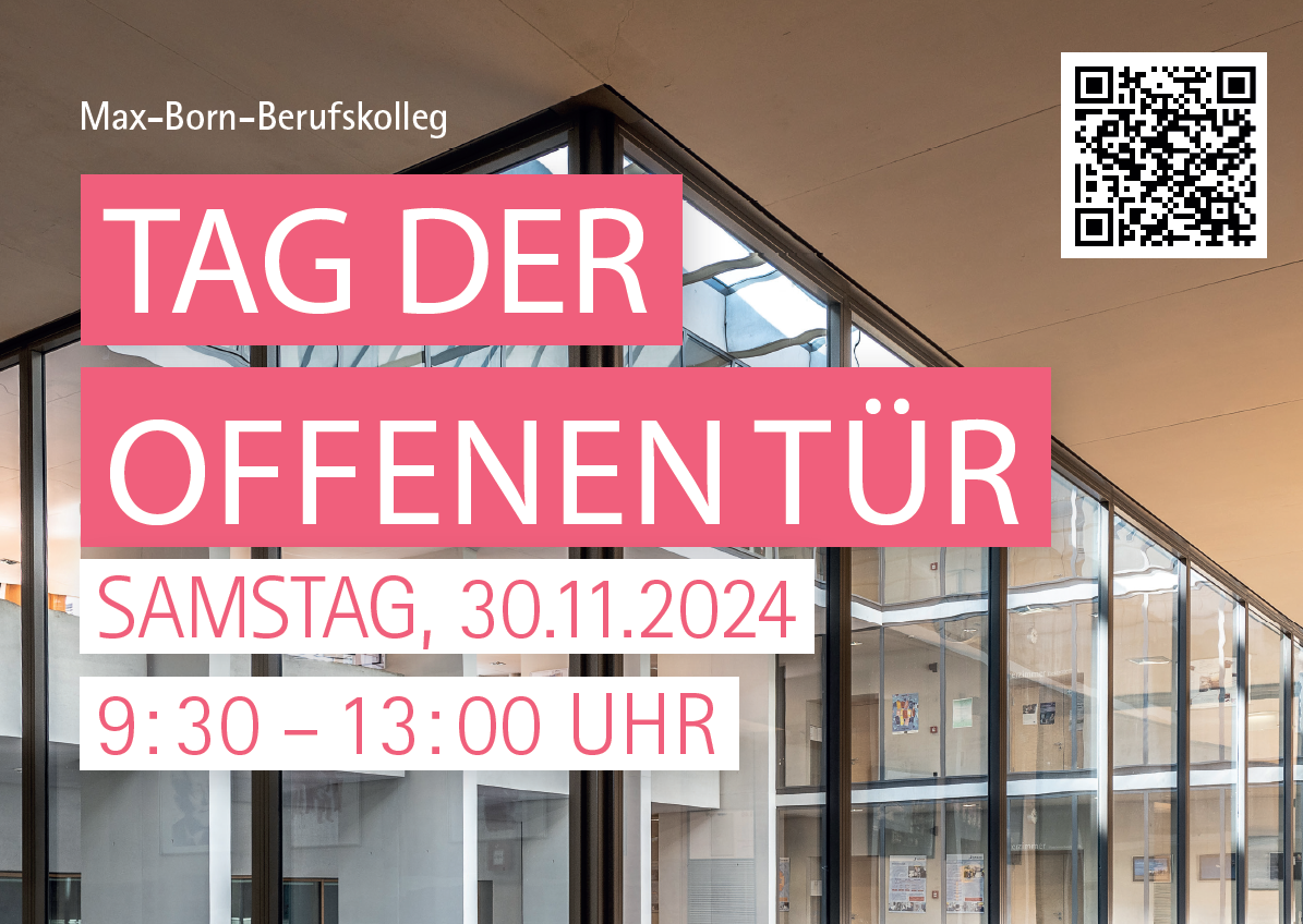 Tag der offenen Tür 2024 Plakat mit Programm
