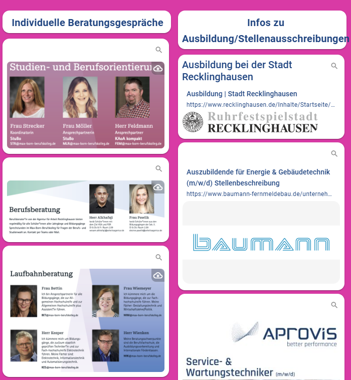 Berufs- und Studienorientierung