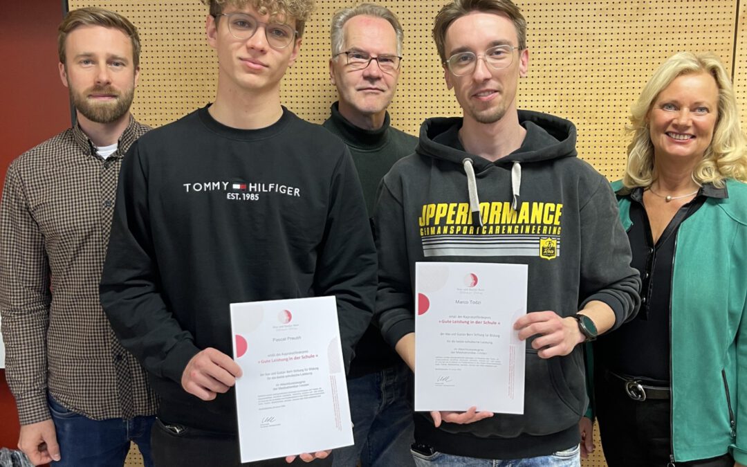 Bestenehrung der Max und Gustav Born Stiftung für Bildung